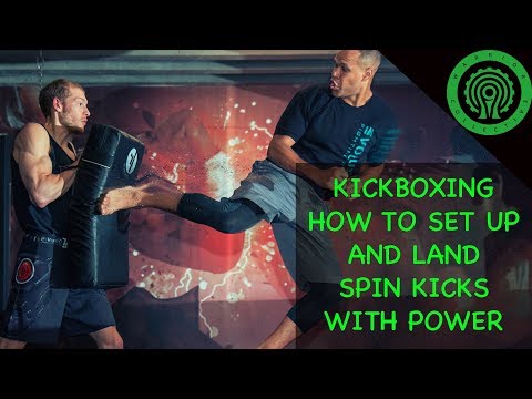 Raymond Daniels - How to Set up and Land Spin Back Kicks with Power for Kickboxing / MMA