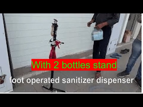 Foot Operated Sanitizer Dispenser