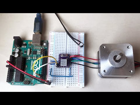 DRV8825 Stepper motor driver with Arduino.