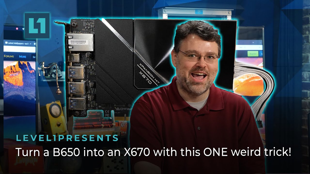 Turn a B650 into an X670 with this ONE weird trick! - YouTube
