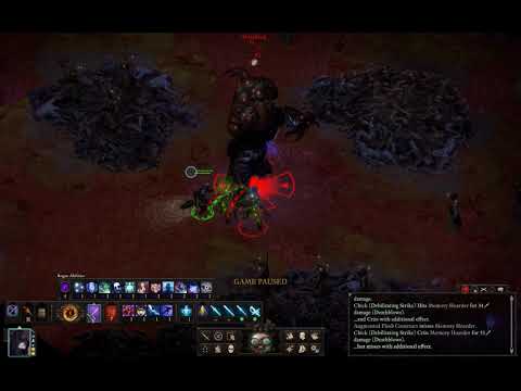 Pillars of Eternity II  Deadfire Solo Swashbuckler vs Memory Hoarder PoTD Upscaled