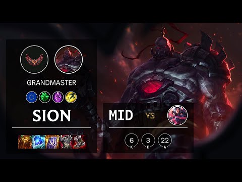Sion Mid vs Irelia - EUW Grandmaster Patch 12.2