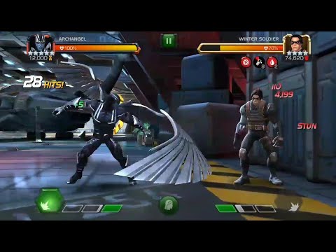 Archangel 5* r4 vs Winter Soldier (RoL) - Marvel Contest of Champions