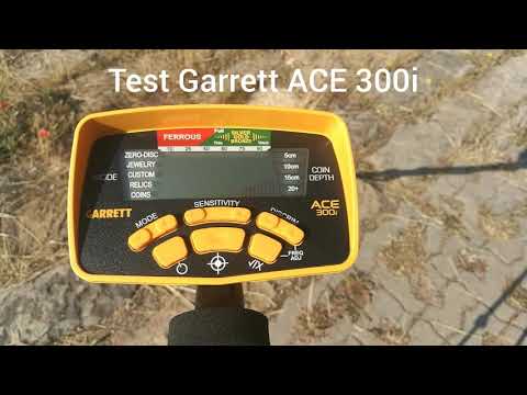 Garrett ACE 300i Metalldetektor Test Tiefentest deutsch