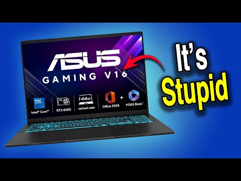 Asus V16 Laptop is a TOTAL Disappointment for Gamers, HERE's WHY
