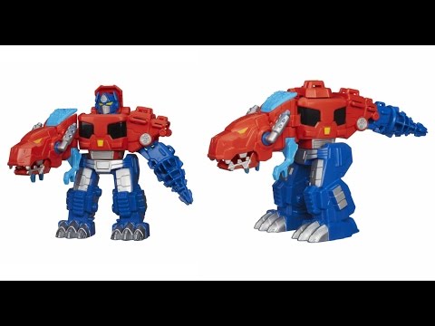 Transformers Rescue Bots Optimus Prime Dinobot Figure
