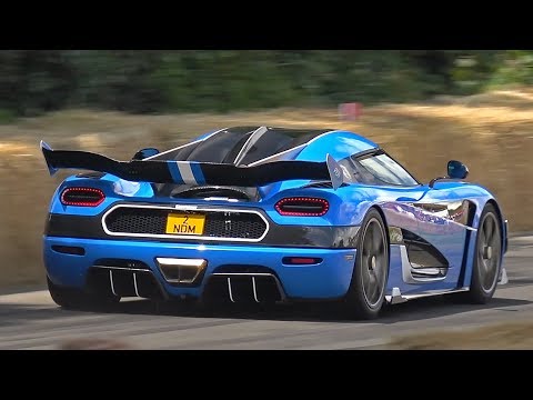 1360HP Koenigsegg Agera RSN Lovely Exhaust Sounds @ Goodwood Festival of Speed