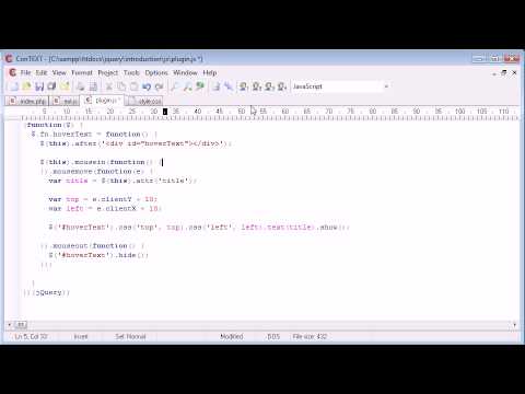 jQuery Tutorial 1 Introduction to jQuery
