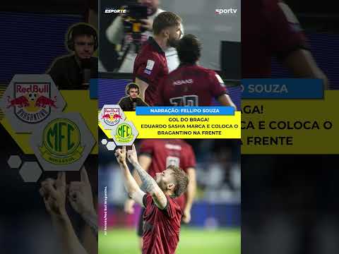 NARRAÇÃO VOZ DO ESPORTE PARA O GOL DE SASHA PELO BRAGANTINO!