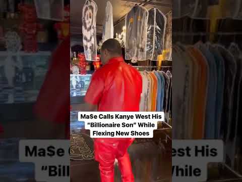 #mase with the lit flex in his #yeezy #ma$e