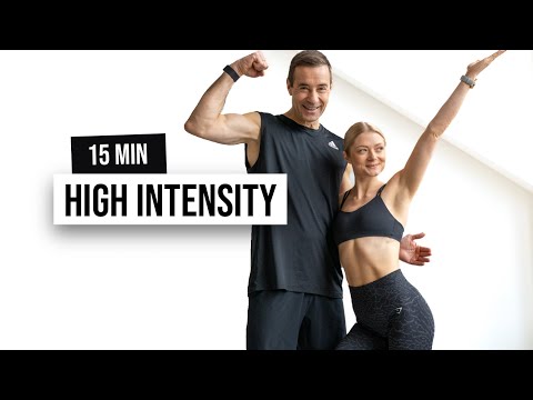 15 MIN SWEATY HIIT Workout with Kai Pflaume! Full Body, No Equipment - Move your body and feel great