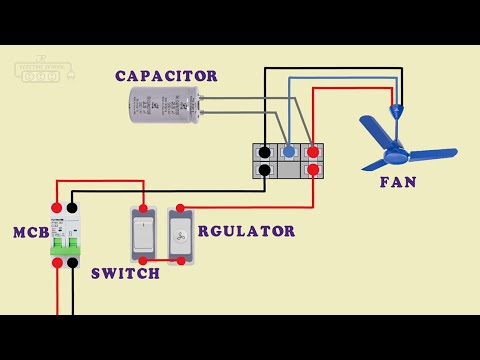 Electric Series line testing board connection animation video