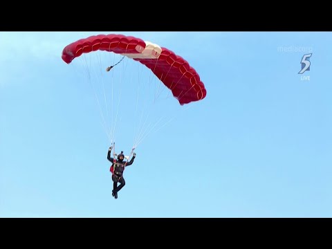 Red Lions display -  perennial crowd favourite | National Day Parade 2022