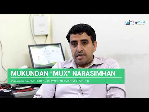 MUKUNDAN “MUX” NARASIMHAN-Founder, Managing Director & CEO-Play Solar System Pvt Ltd