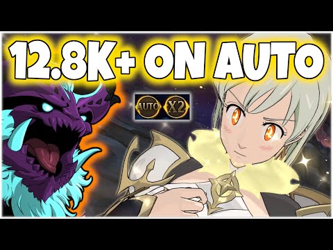 EASY AUTO!!12.8K+ GUILD BOSS KELAK HELL NO FOOD MISSION - Grand Cross
