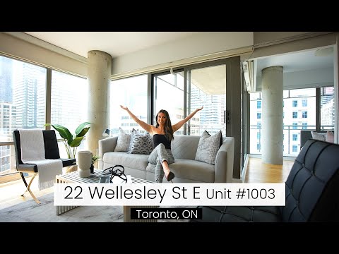 22 Wellesley St E Unit#1003 | Spacious and Modern 2 Bedroom Condo in Toronto!