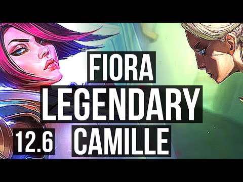 FIORA vs CAMILLE (TOP) | Penta, 1100+ games, Legendary, 1.0M mastery | EUW Challenger | 12.6