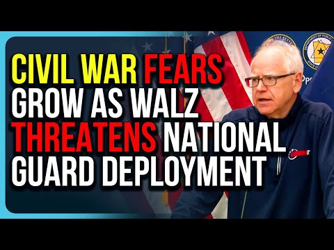 Civil War Fears Grow As Walz Threatens National Guard Deployment