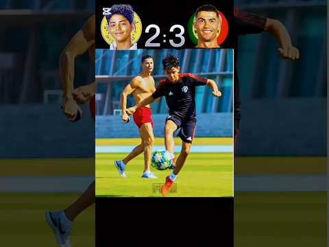 Cristiano Ronaldo vs. Ronaldo Junior: An Imaginary Friendly Football Match #shorts #cr7