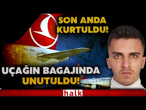 Uçağın bagajında mahsur kalan THY çalışanı donmak üzereyken son anda kurtuldu!
