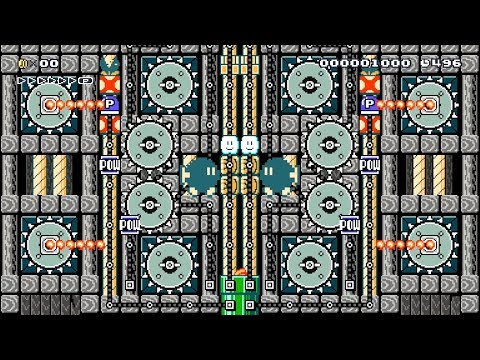 AmiralGabe's Manic Engine Room!! by BLG - SUPER MARIO MAKER - NO COMMENTARY 1az