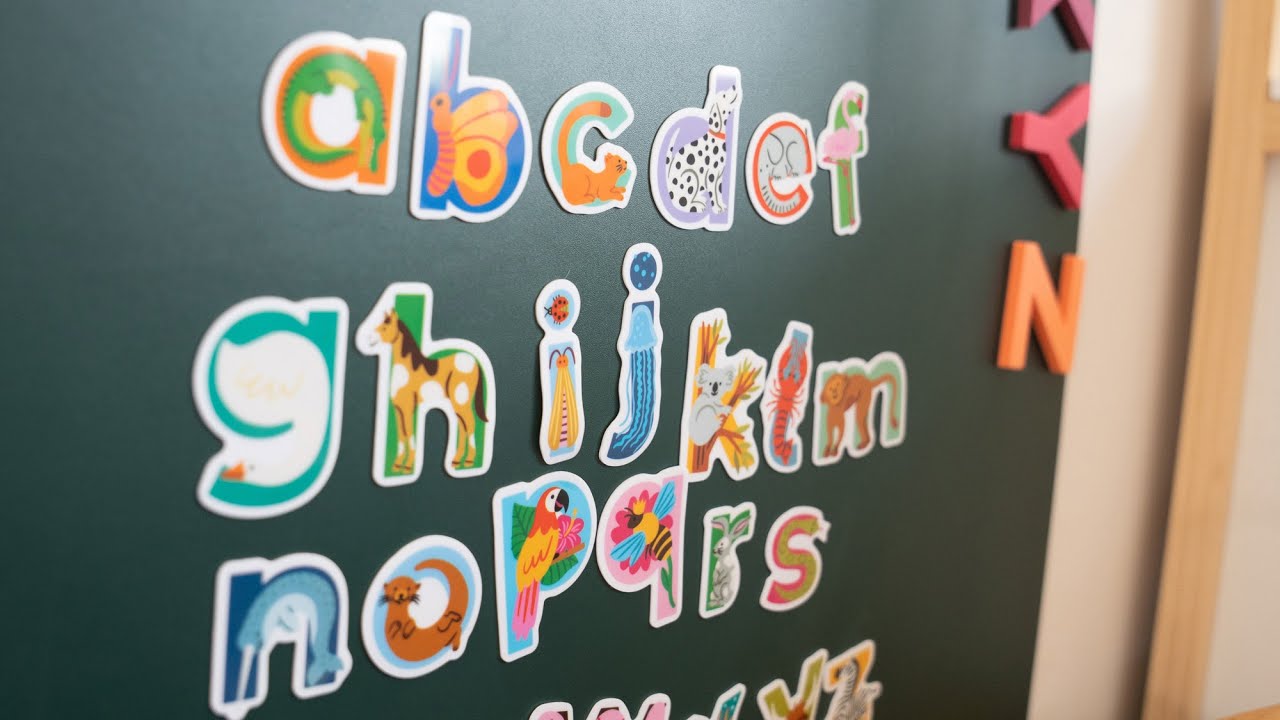 Restickable Alphabet Stickers