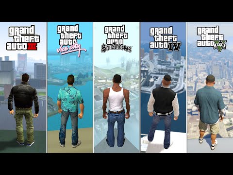 Jumping from the Highest Buildings in GTA Games (2001-2025)