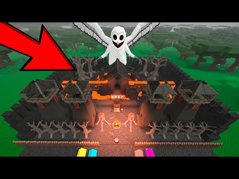 I Built THE STRONGEST VOLCANO BASE in 99 NIGHTS IN THE FOREST ROBLOX