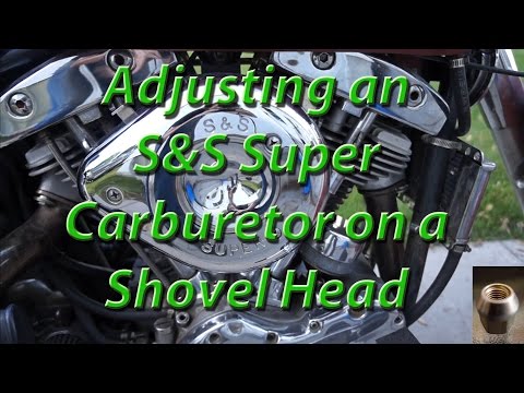 Adjusting an S&S Super Carburetor on a Shovel Head