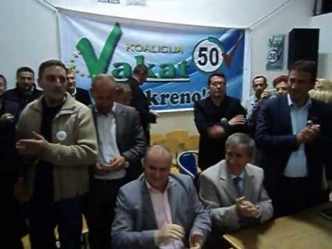 Predizborni skup Koalicije Vakat u Pousko- pevacka zvezda Vakatovca Ashim Pandzi