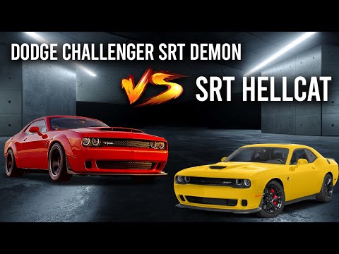Dodge Challenger SRT Demon vs SRT Hellcat: The winner is...