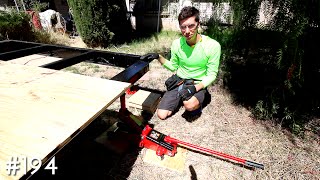 LEVELING THE TINY HOUSE TRAILER - DAY 1