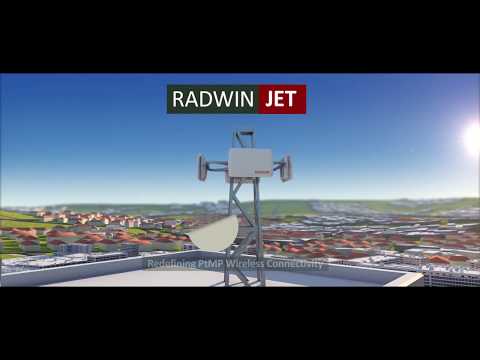 Radio PtMP (Point to Multipoint) Smart Beamforming Antenna RADWIN JET, distributed in EMEA and APAC