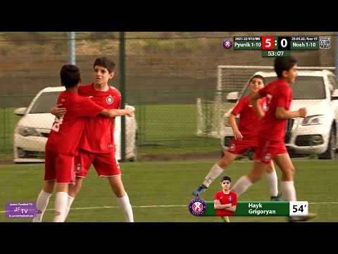 Pyunik 1-10 (7-0) Noah 1-10 (23.05.22) Armenia U12/M6, Tour 15