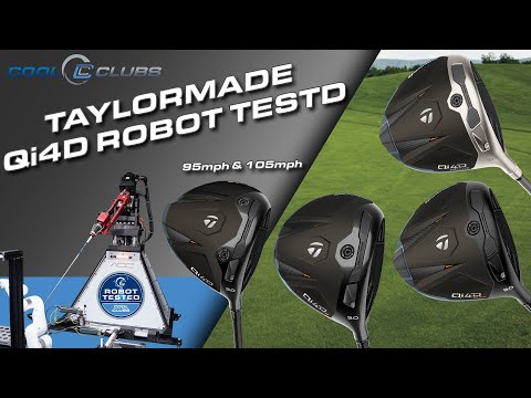 Taylormade Qi4D Drivers Head-to-Head | Robot Testing Results