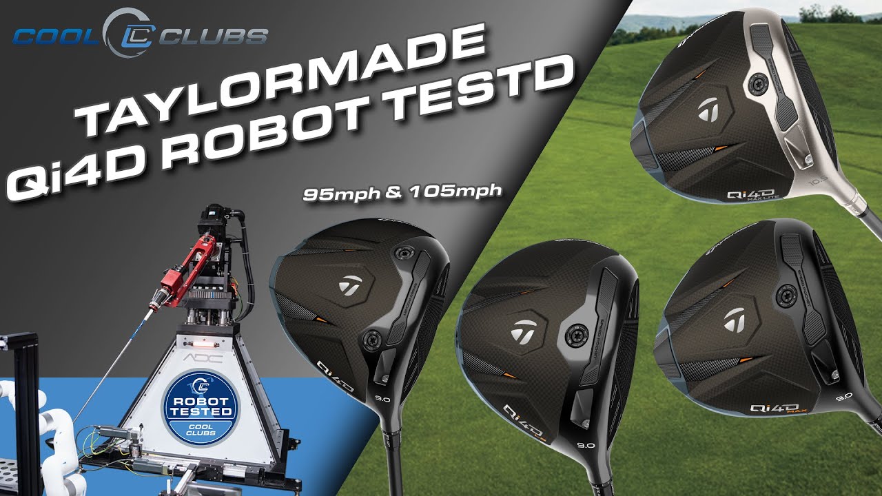 TaylorMade Qi4D Driver Robot Tested Video