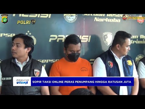 POLRES METRO JAKBAR RILIS KASUS DRIVER ONLINE PERAS PENUMPANG