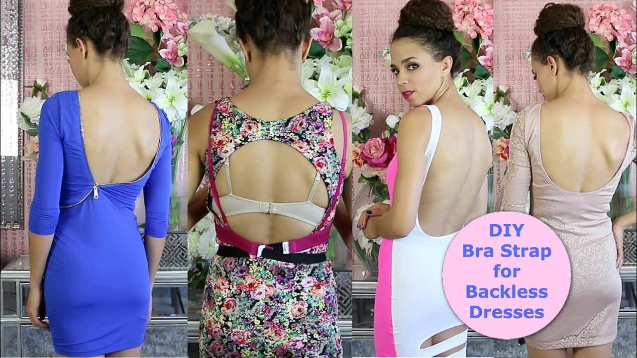 DIY Bra Strap Extension for Backless Tops & Dresses