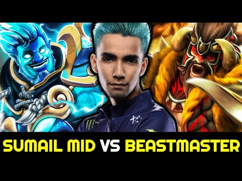 SUMAIL back to Signature Storm Spirit — Mid vs Beastmaster 7.29b Dota 2