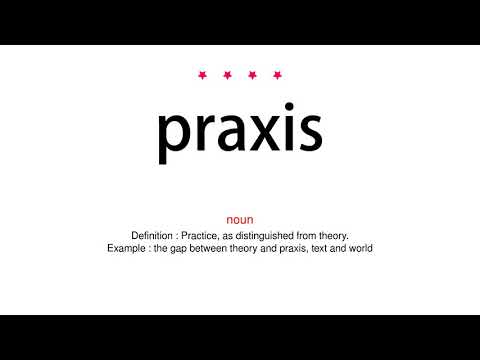 How to pronounce praxis - Vocab Today