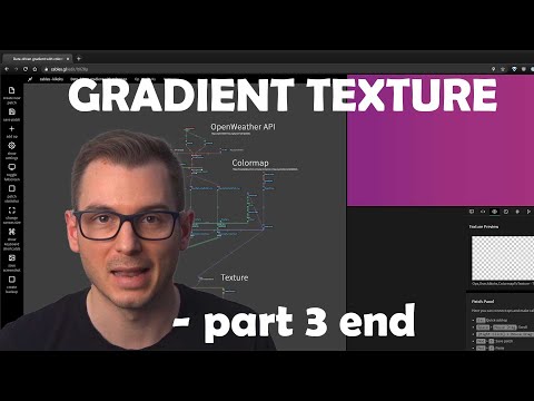 Creating a gradient texture - data-driven gradient from geo-located weather - part 3 (end)