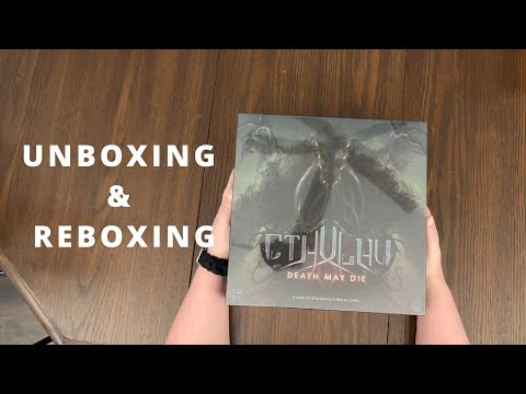 Cthulhu: Death May Die (Season 1) - Unboxing & Reboxing - What's in the Box?