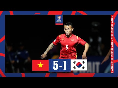 #ACFutsal2022 - Group D | Vietnam 5 - 1 Korea Republic