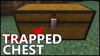 How To Use The TRAPPED CHEST In Minecraft
