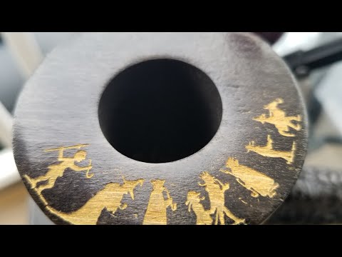 My late IPSD smoke. New Peterson pipe.