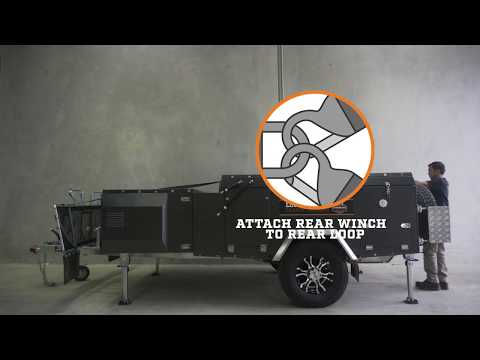 How to open Otway Camper Trailer