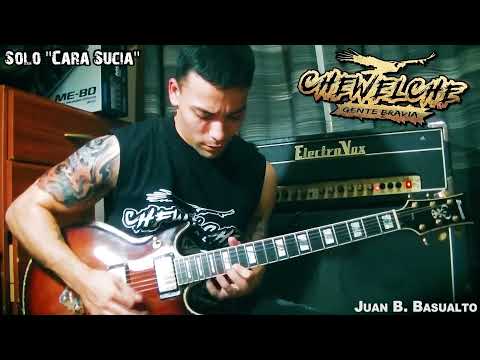 Juan Bruno Basualto Tocando El Solo De "Cara Sucia"
