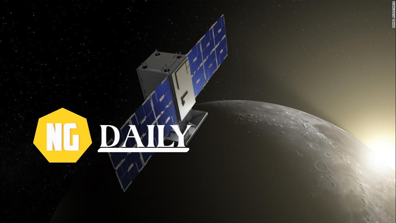 A tiny spacecraft the size of a microwave could pave the way for a station between Earth and the mo