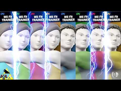 Smash Bros Ultimate:  Wii Fit Trainer Team Battle