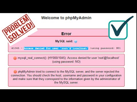 mysqli_real_connect(): (hy000/1045): access denied for user mysqli_real_connect(): (hy000/1045): access denied for user